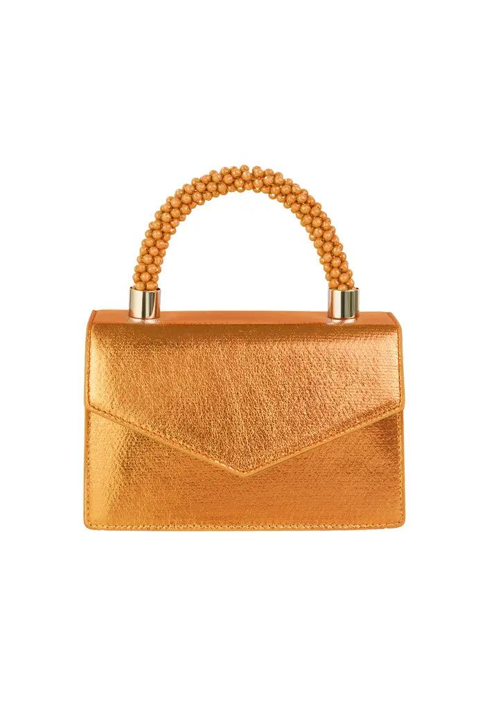 Tas Metallic Envelop oranje
