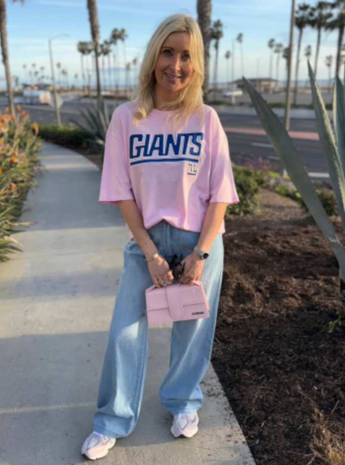 T-shirt Giants Roze