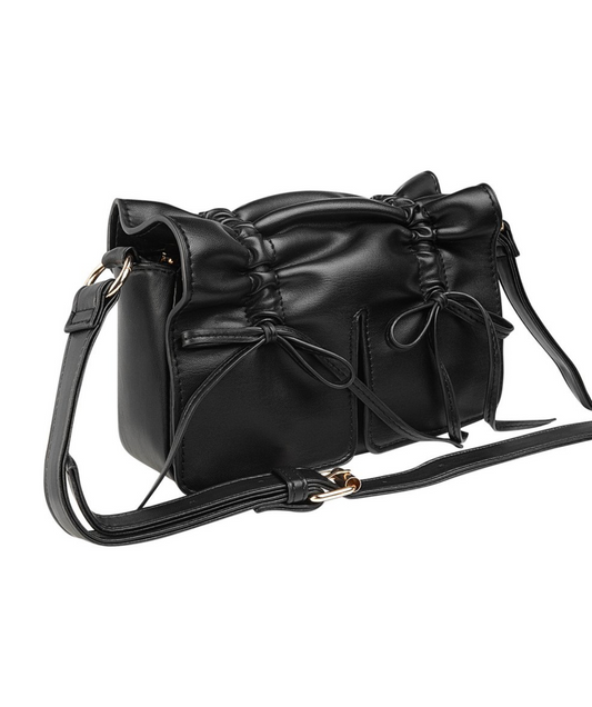 Bag Double Bow Charm Bruin