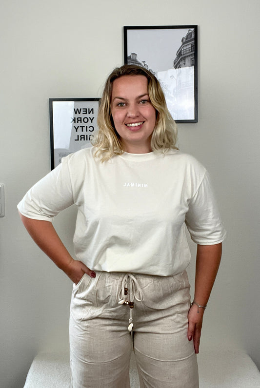 T-shirt Minimal Beige