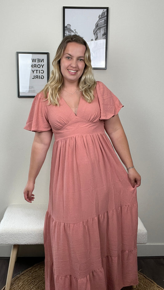 Jurk Jane Oud Roze