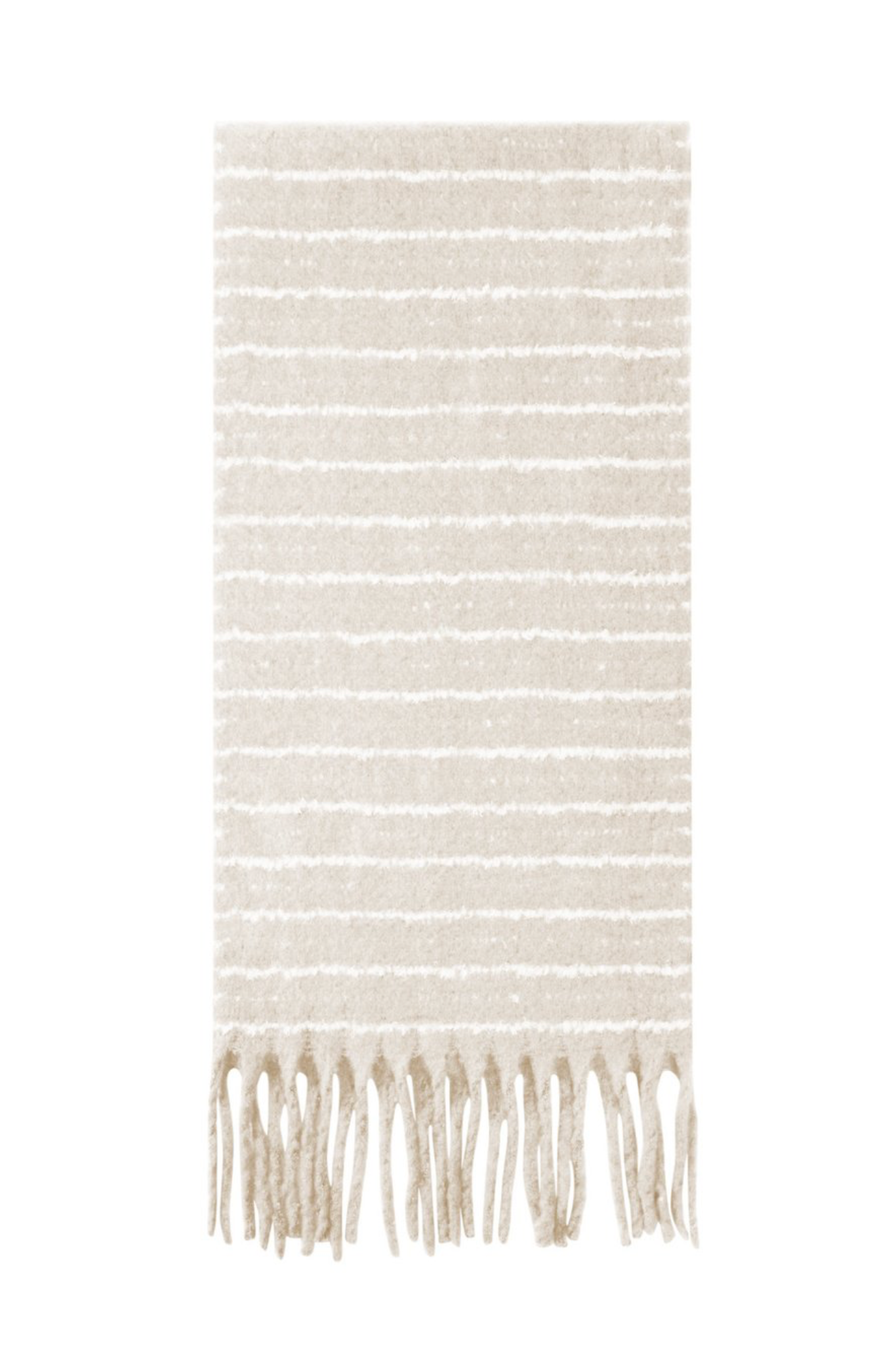 Sjaal strepen Beige