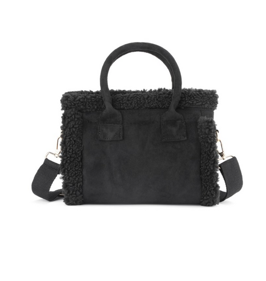 Bag casual patchwork zwart