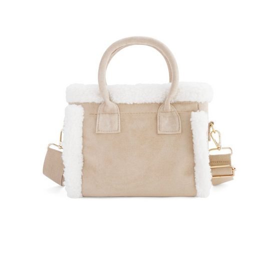 Bag casual patchwork beige
