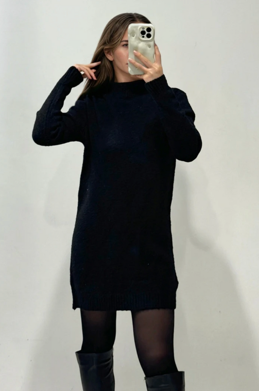 Sweater Dress zwart
