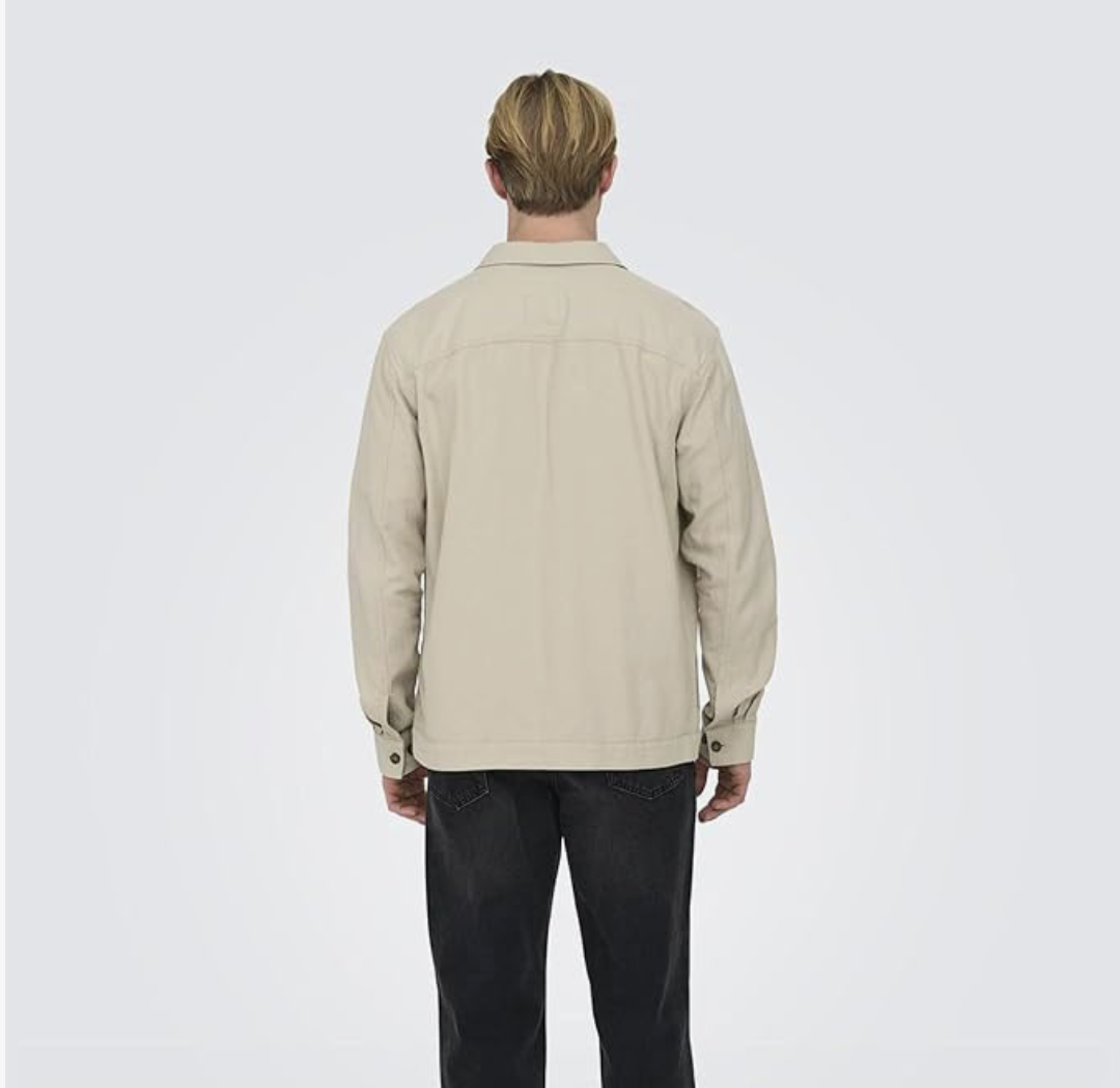 Linnen jasje (KENNET LIFE LS LINEN OVERSHIRT)