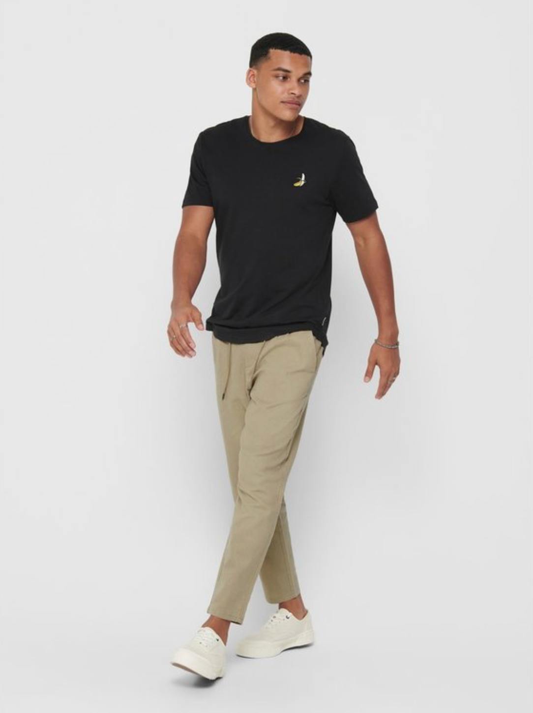 Broek (ONSLEO LINEN) Beige