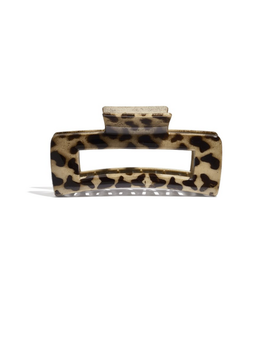 Haarclip Leopard Licht bruin