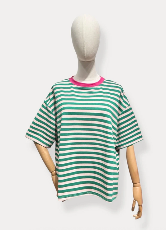 Gestreepte top Pip Groen (Pre-order 07-04)