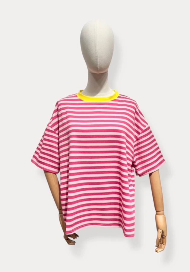 Gestreepte top Pip Roze (Pre-order 07-04)