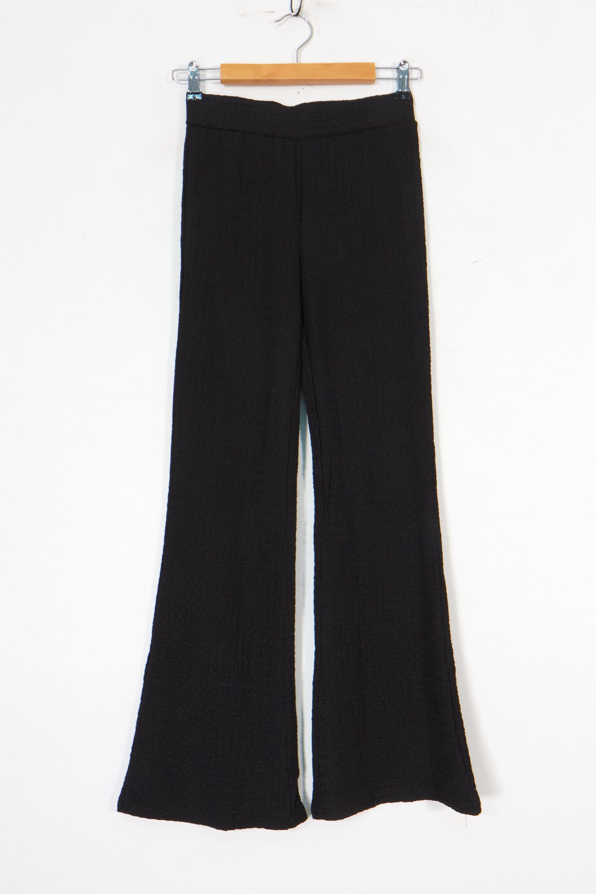 Flared broek Sanne zwart