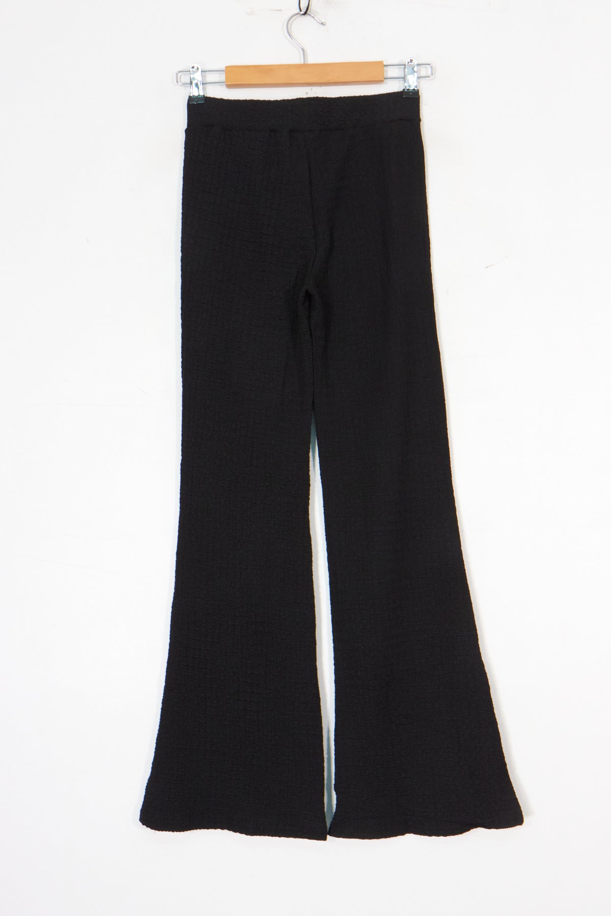 Flared broek Sanne zwart